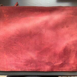 ABLE Large Leather Folio / Pouch / Clutch